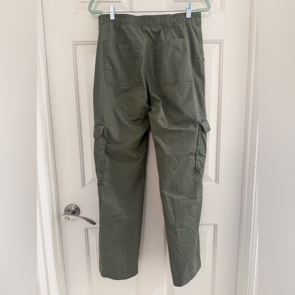 Y2K Abercrombie Fitch Military Utility Cargo Women 8 Pants Straight Leg Outdoor - Picture 4 of 13